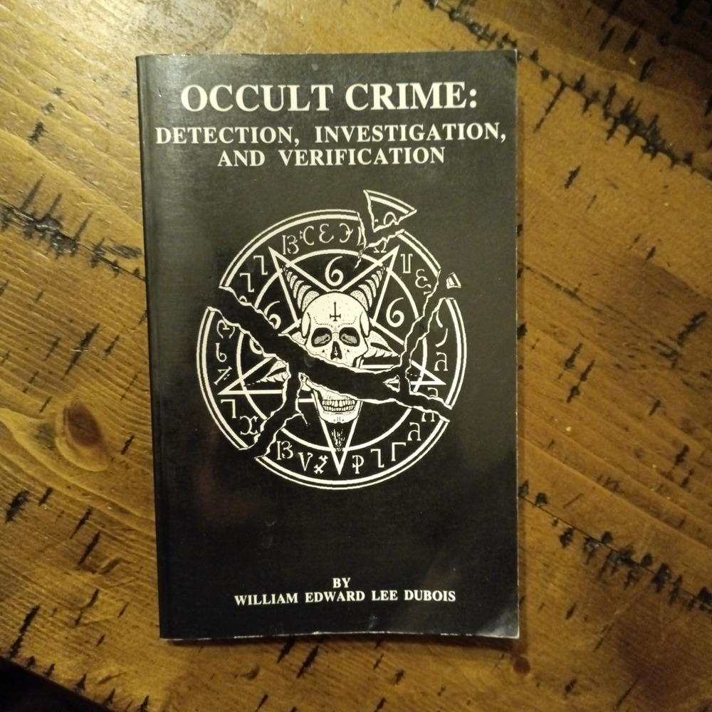 Occult Crime Detection Investigation Verification William Dubois 1992 Book